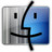 Finder gray blue Icon